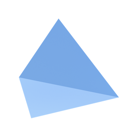 Pyramidenform  3D Illustration