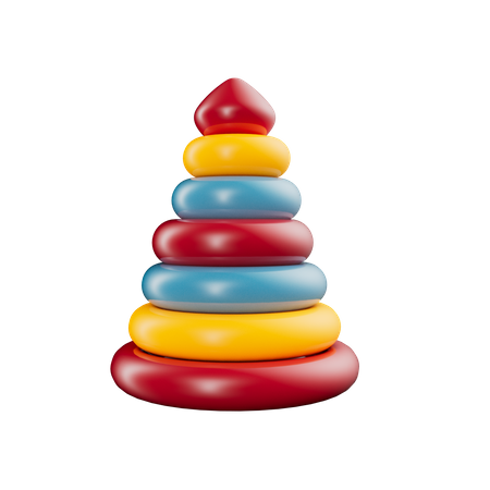 Pyramidenringe  3D Icon