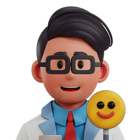 Pyschiatrist  3D Icon