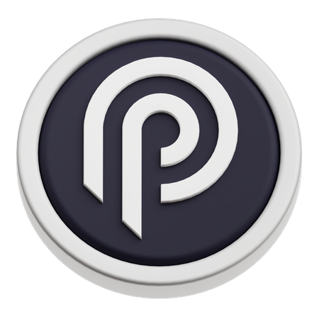 Pythonネットワークコイン  3D Icon