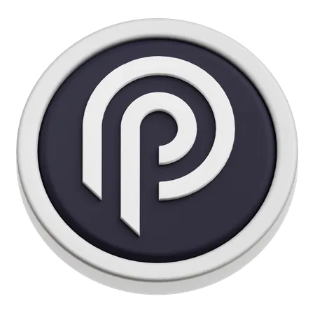 Pythonネットワークコイン  3D Icon