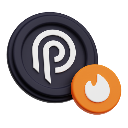 Pyth Network Fire  3D Icon