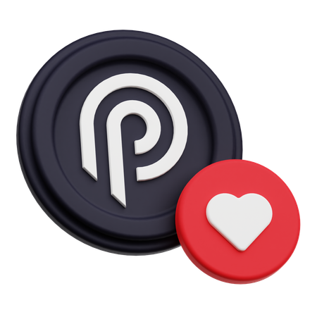 Pythonネットワークハート  3D Icon