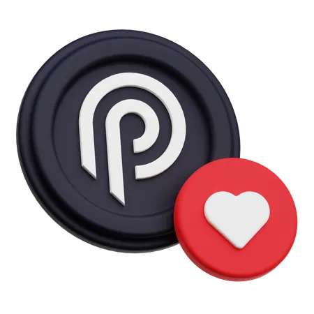 Pythonネットワークハート  3D Icon