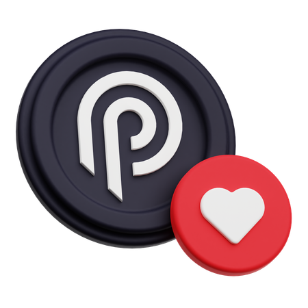 Pyth Network Heart  3D Icon