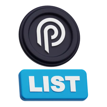 Python ネットワーク リスト  3D Icon