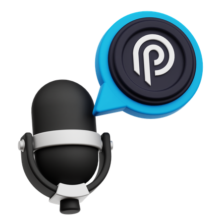 Pythonネットワークポッドキャスト  3D Icon
