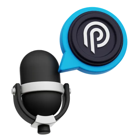 Pythonネットワークポッドキャスト  3D Icon