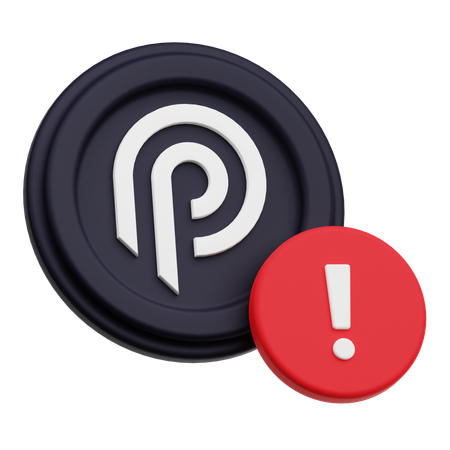 Pyth Network Warning  3D Icon