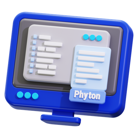 Python  3D Icon