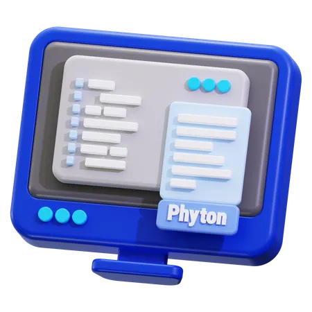 Python  3D Icon