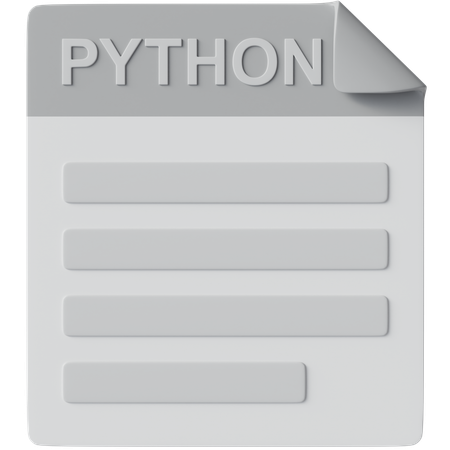 Python  3D Icon