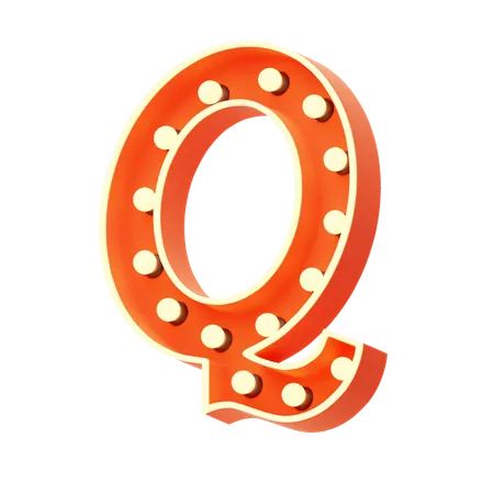 Q  3D Icon