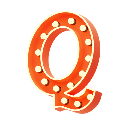 Q  3D Icon