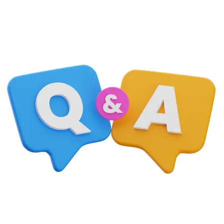 Q & A  3D Icon