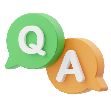 Q & A  3D Icon