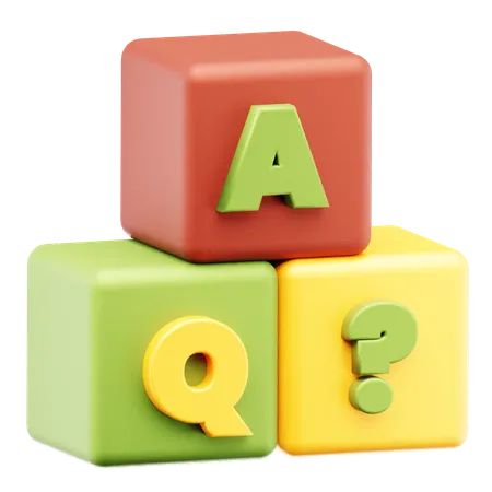 Q And A  3D Icon