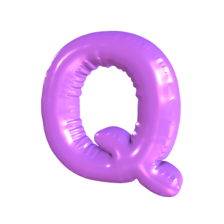 Q Latter  3D Icon