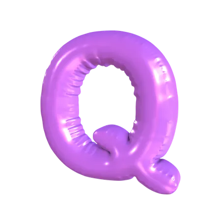 Q Latter  3D Icon