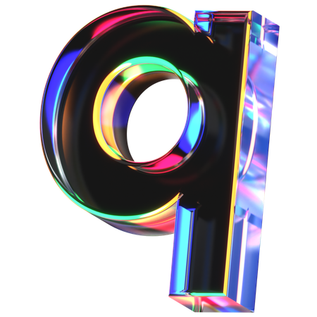 Q Letter  3D Icon