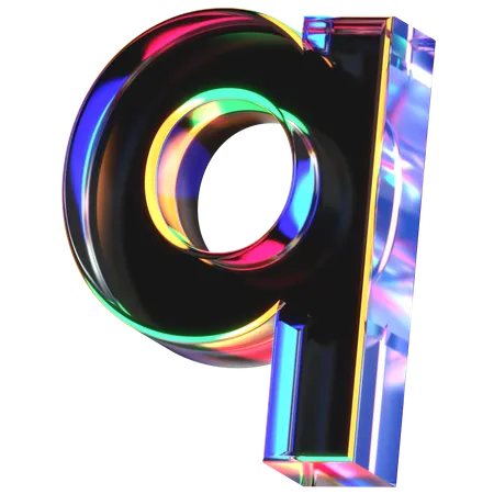 Q Letter  3D Icon