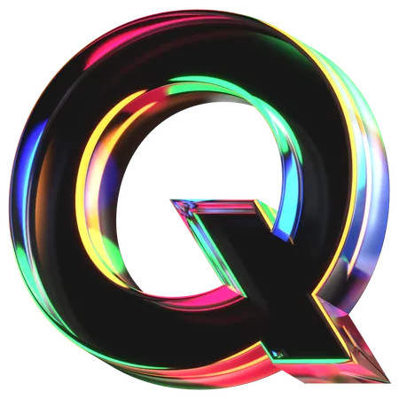 Q Letter  3D Icon