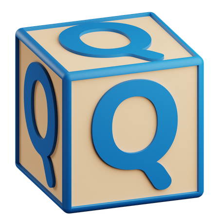 Q Letter  3D Icon