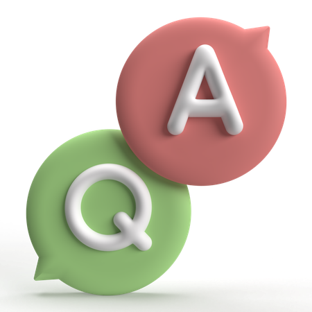 QA  3D Icon