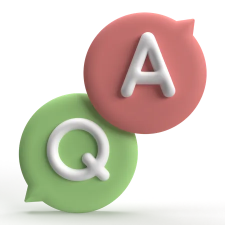 QA  3D Icon