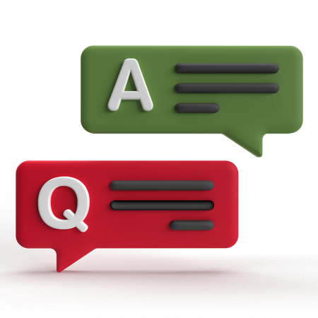 Qa  3D Icon