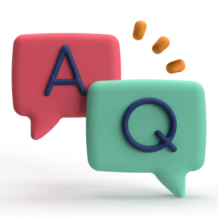 QA  3D Icon