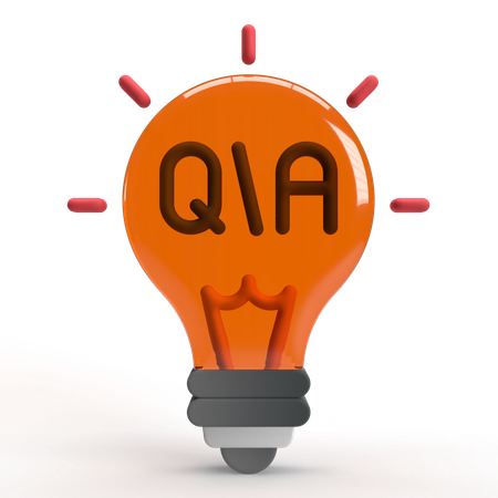 QA  3D Icon