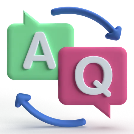 QA  3D Icon