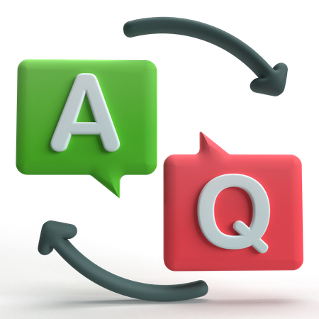 QA  3D Icon