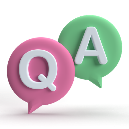 Qa  3D Icon