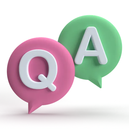 Qa  3D Icon