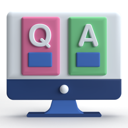 Qa  3D Icon