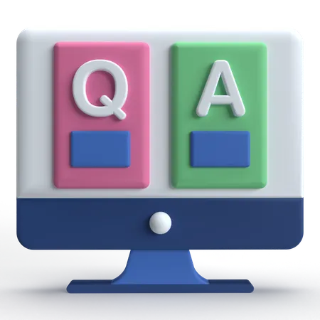 Qa  3D Icon