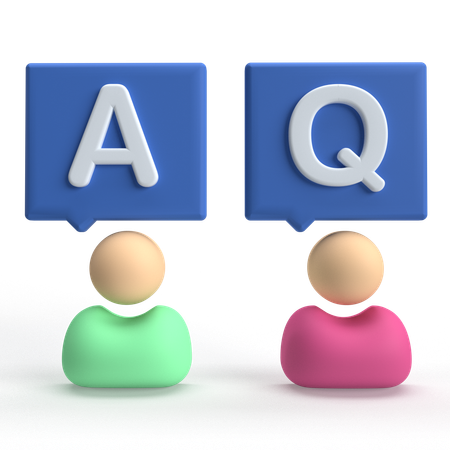 QA  3D Icon