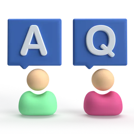 QA  3D Icon