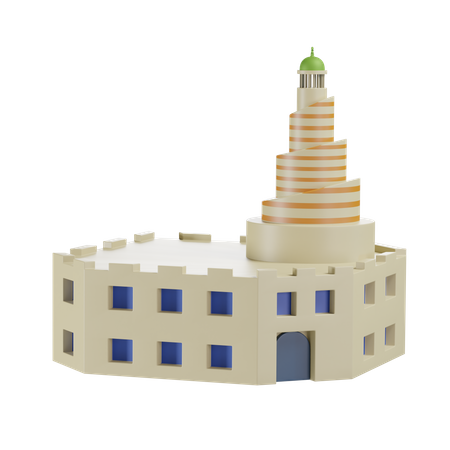 Qatar Cultural Center 3D Icon