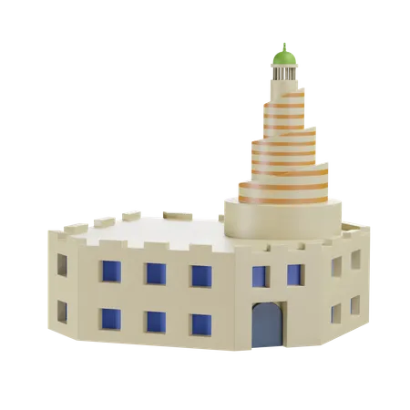 Qatar Cultural Center 3D Icon
