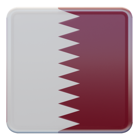 Qatar Flag  3D Flag