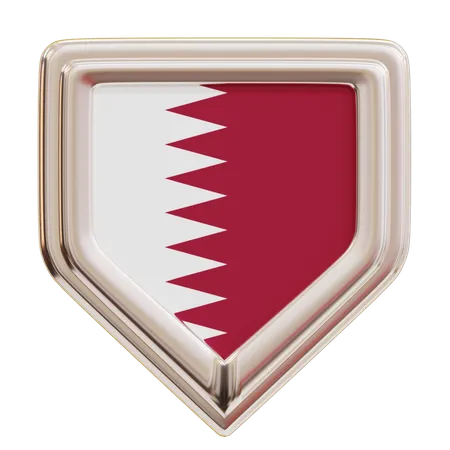 Qatar Flag  3D Icon