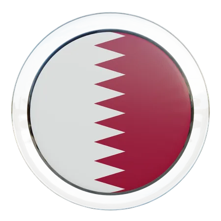 Qatar Flag  3D Illustration