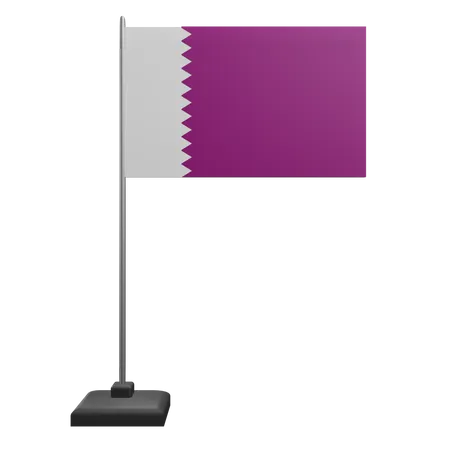Qatar Flag  3D Icon
