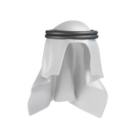 Écharpe keffieh qatar  3D Icon