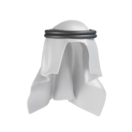 Qatar Keffiyeh Scarf  3D Icon