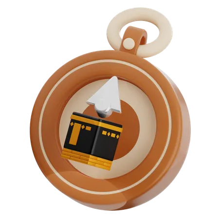 Qibla  3D Icon