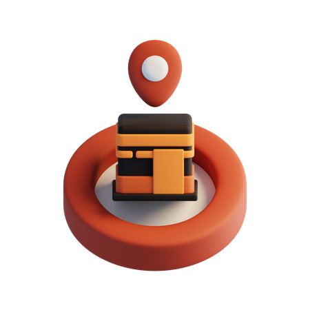Qibla  3D Icon
